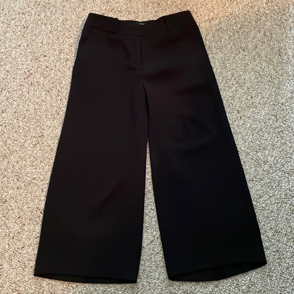 LOFT Petite black palazzo dress pants. BNWOT. NEVER WORN!